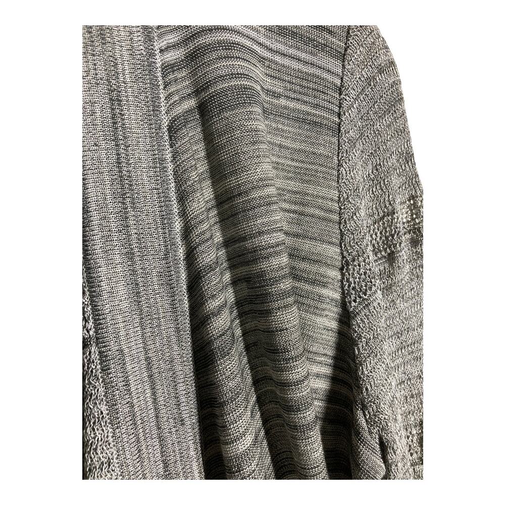 Exclusively Misook Gray Asymmetrical Open Cardiga… - image 3